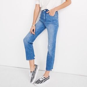 Madewell classic straight jeans- 23 tall